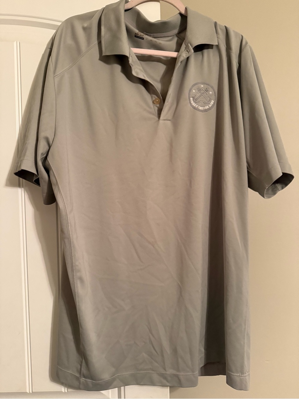 Nike Light Gray Short-Sleeve Performance Polo